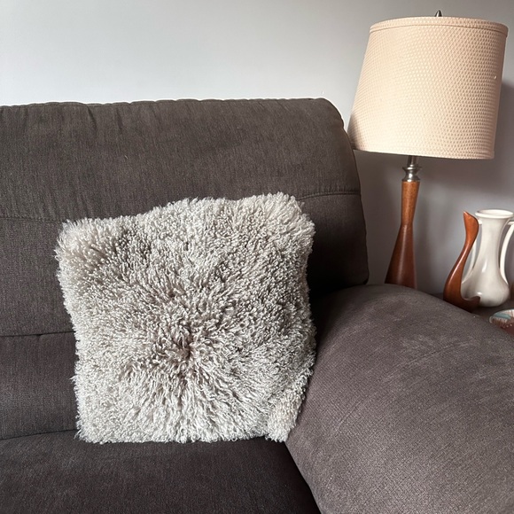 Fibre By Auskin Longwool Tibetan Lamb Square Cushion